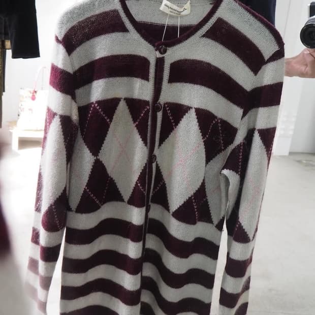 old vintage mohair blend knit