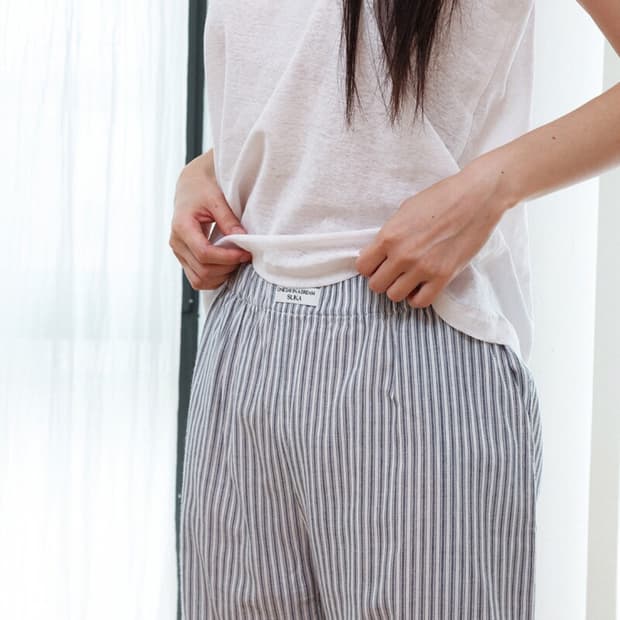 수카 Marine stripe pants 블루 여성용 