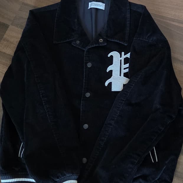 파르티멘토 코듀로이 바시티 자켓 