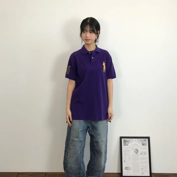 Polo Ralph Lauren Big Pony Polo Purple