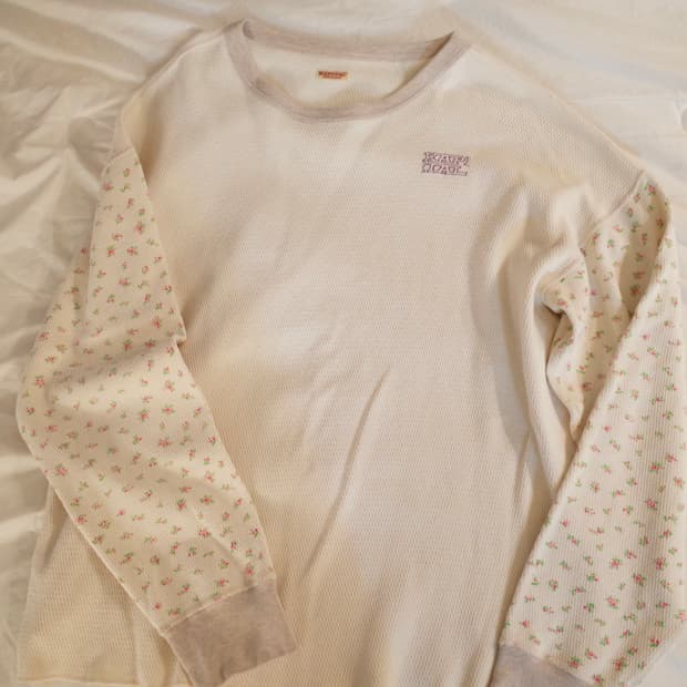 Kapital 와플 플라워 롱슬리브