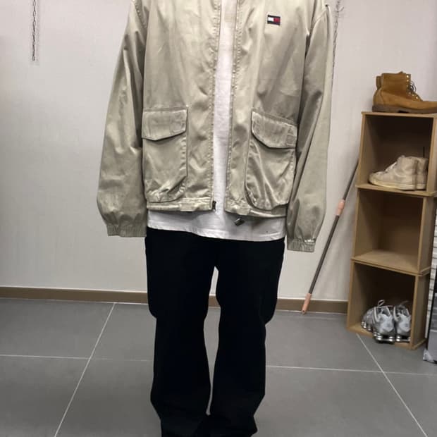 (2XL~3XL)90'S 타미힐피거 블루종-M2083