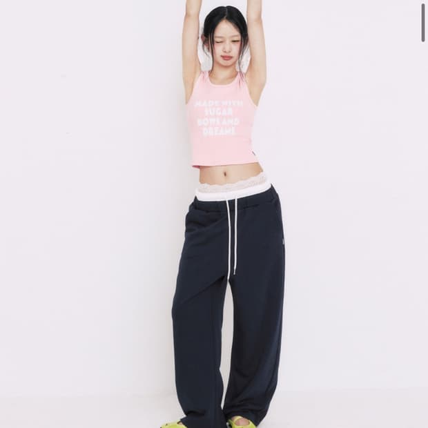 유희 레이스레이어드 저지팬츠