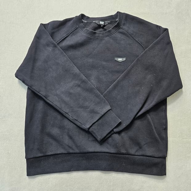 L DKNY GOLF 블랙 맨투맨 0305Y