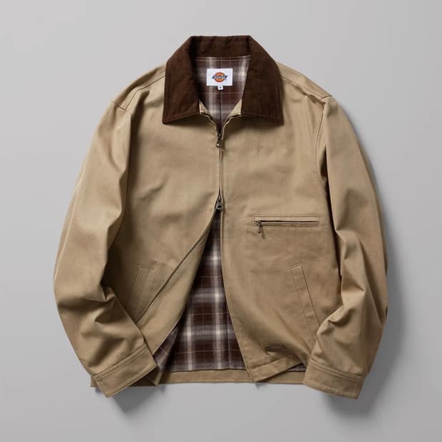 (L) 디키즈 트윌 워크 재킷 Khaki