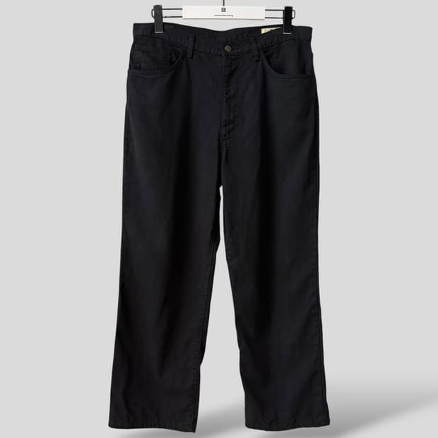 (36)WRANGLER 랭글러 텐셀 블랙 팬츠