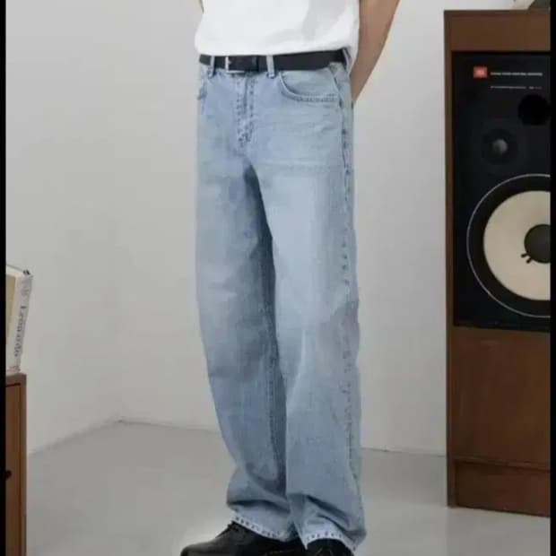 브랜디드 와이드 스트레이트 데님(1968 HIMMALAYA JEANS)