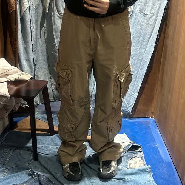 아메리카 vtg 더블 포켓 카고 팬츠