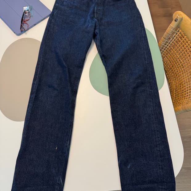 캐피탈 몽키시스코 5p 데님 흑사 