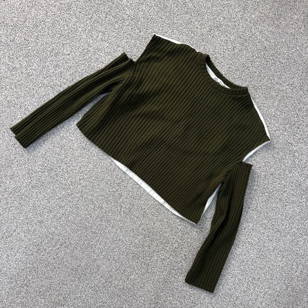 M 자라 Zara 여성 어깨트임 긴팔  니트 0713J1