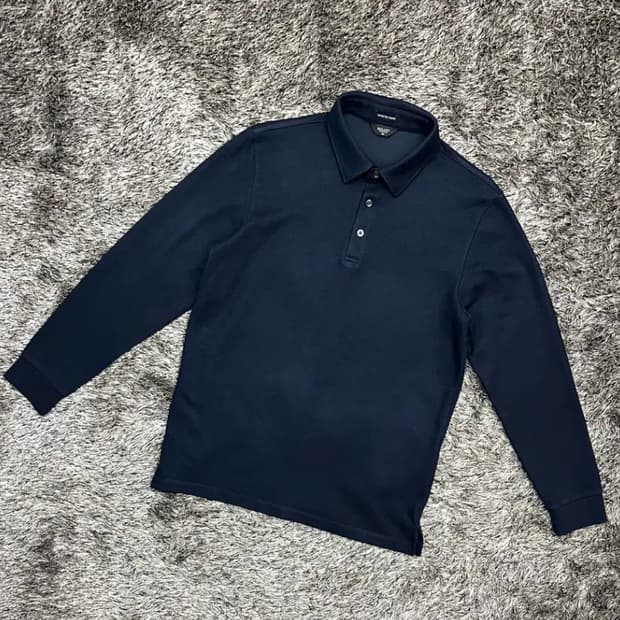 갤럭시라이프스타일 남성 울 카라 긴팔 티셔츠 (100)