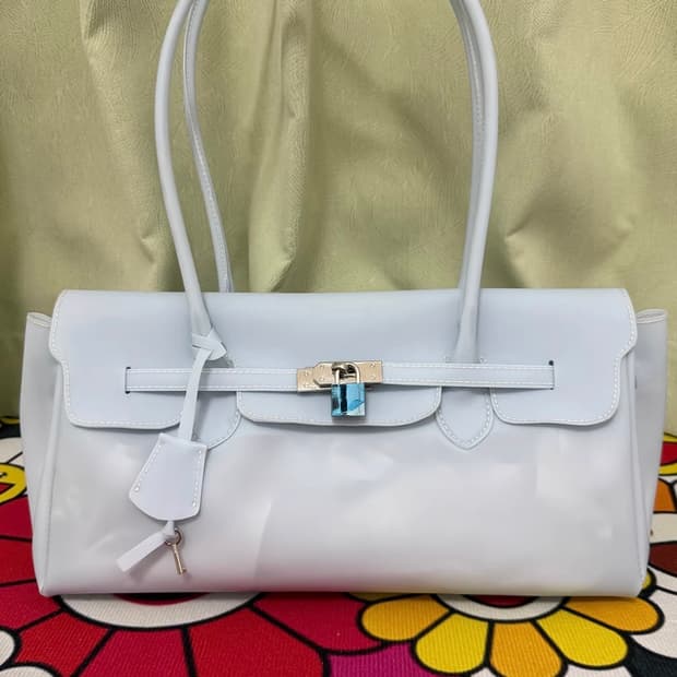 젤리버킨백/jelly firkin bag (baby blue)