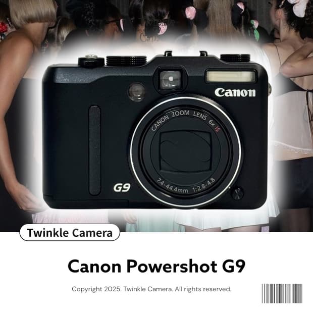 (아이브유진✨) Canon ixy Powershot 캐논 파워샷 G9