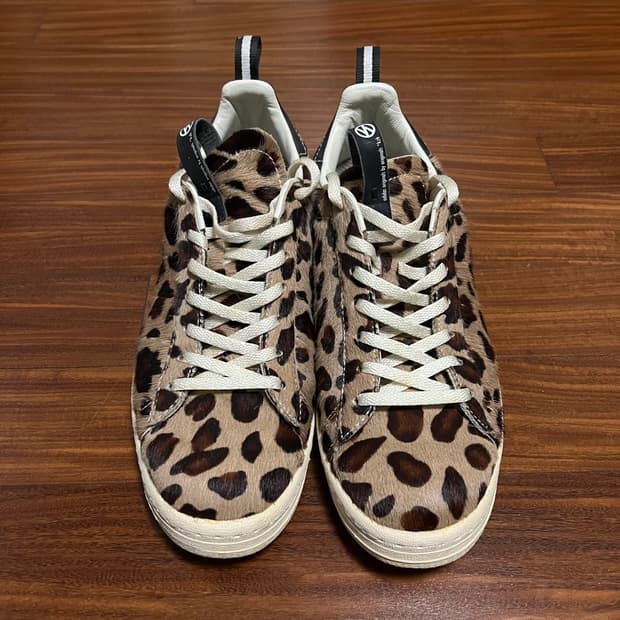 아디다스 ObyO 카즈키 쿠라이시 레오파드 80s 캠퍼스