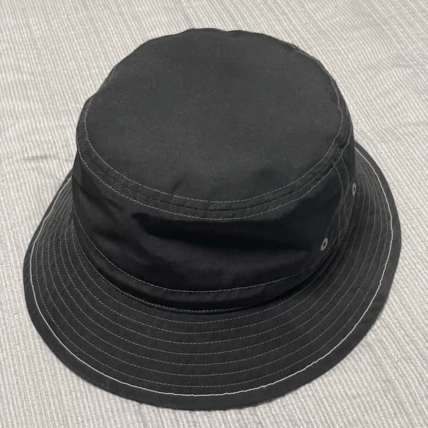 [F] 앤드원더 PE/CO 버킷햇 블랙