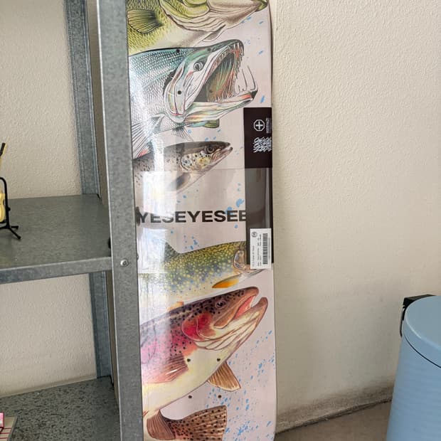 YESEYESEE 피쉬 8인치 스케이트보드 데크