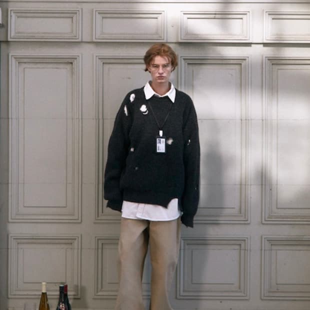 STU 와이드 코튼 팬츠 베이지 S