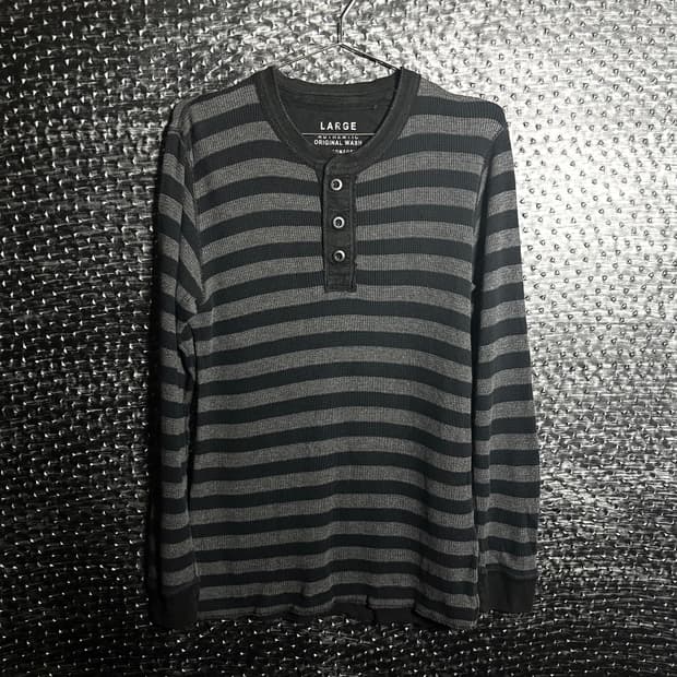 Large 스트라이프 헨리탑