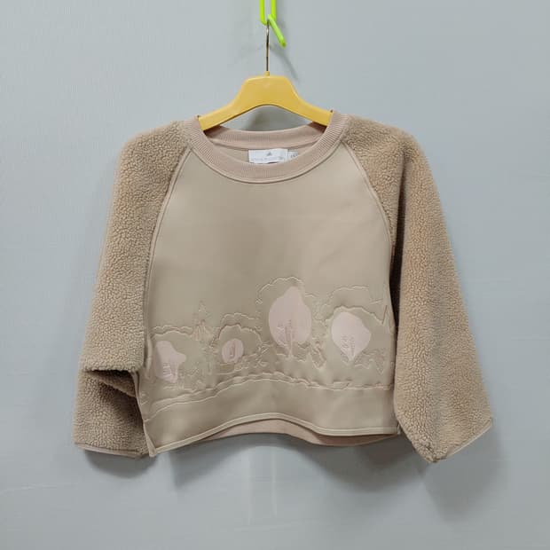 아디다스 스텔라 맥카트니 크롭 플리스 셔츠