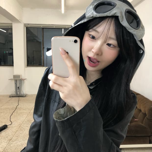 올드 CP컴퍼니 렌즈&고글 레더 자켓