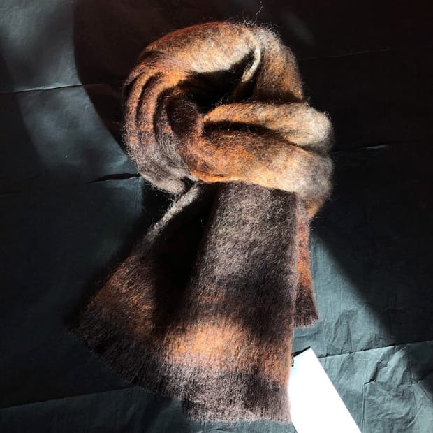 Mr/모헤어 그라데이션 머플러