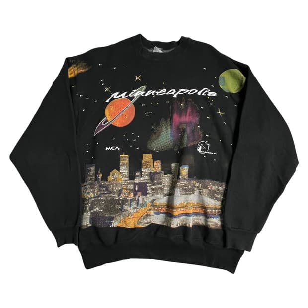 Minneapolis MCA 프린트 스웻셔츠 맨투맨 90s