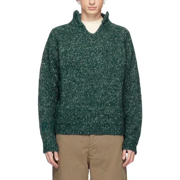ERL 그린 알파카 스웨터