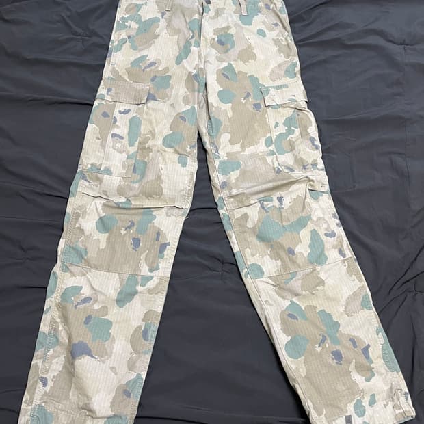 칼하트 Wip 콜롬비아 립스탑 카고팬츠