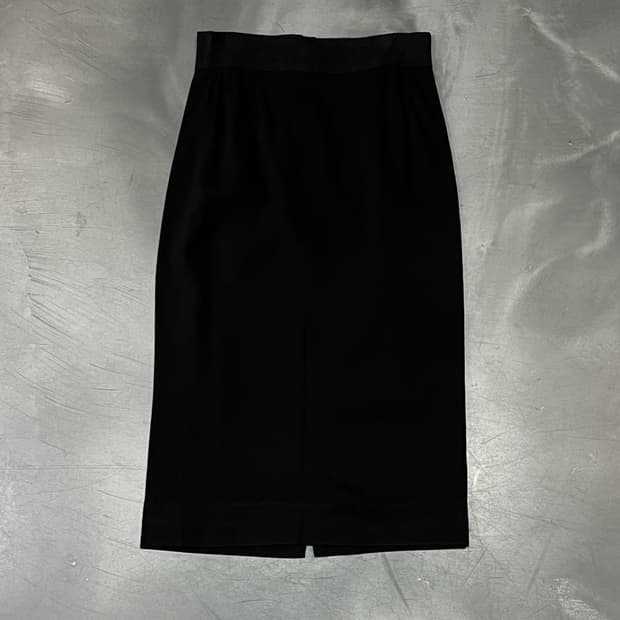  돌체앤가바나 다크 미디 스커트 y16117