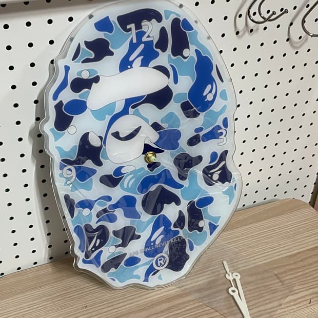 베이프 인테리어 벽시계 미사용 중고품