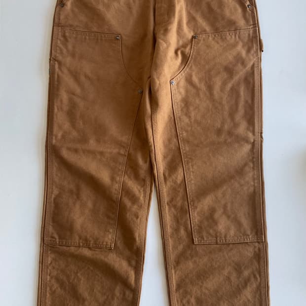 칼하트 더블니 b136 브라운