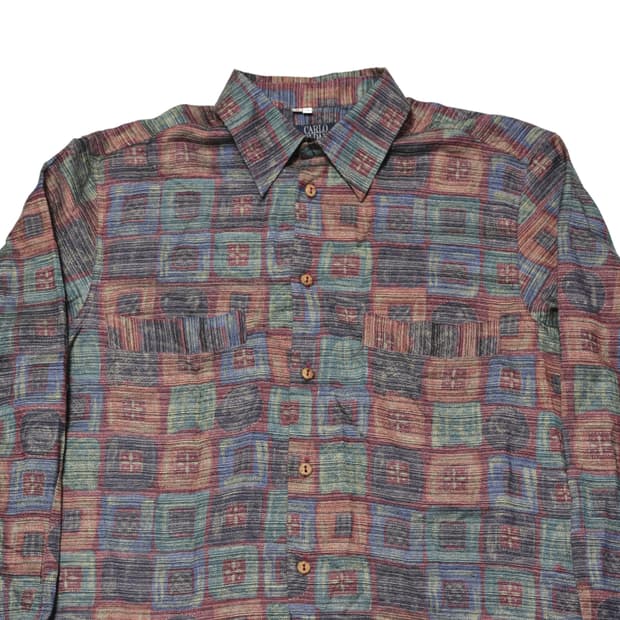 [ITA] Geometric Pattern Shirt