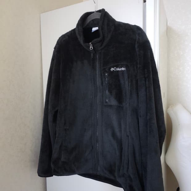 컬럼비아 블랙 플리스 자켓