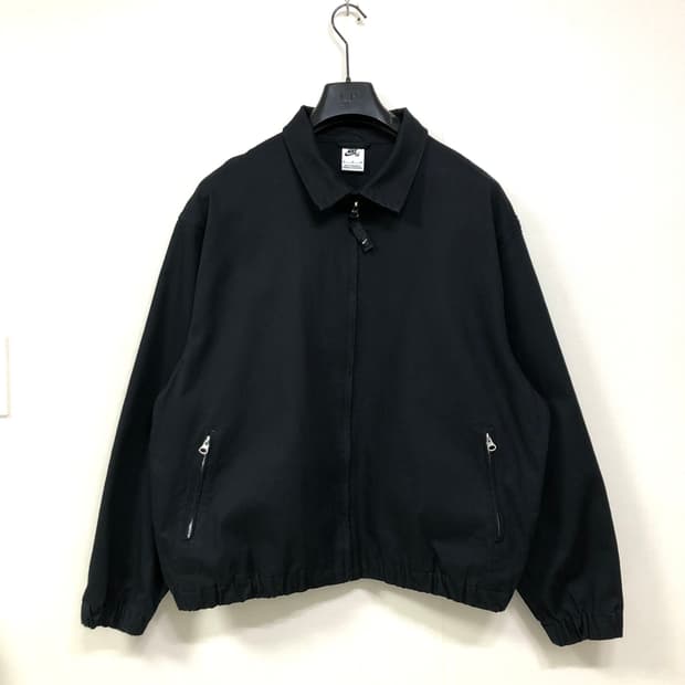 나이키SB 스케이드보드 트윌코튼 스윙탑 봄버 워크자켓 XL _ 블랙