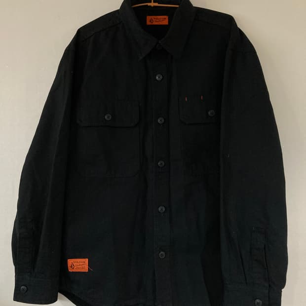 볼컴 워크웨어 블랙 셔츠 L