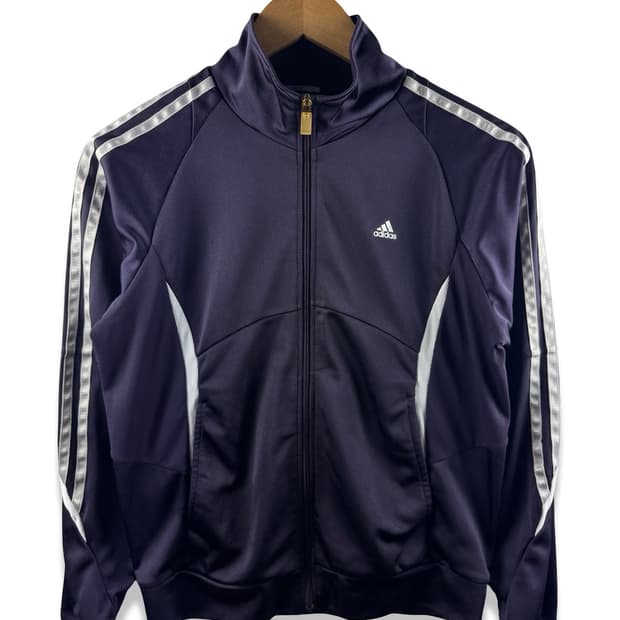 아디다스 퍼플 실버 트랙탑져지1908