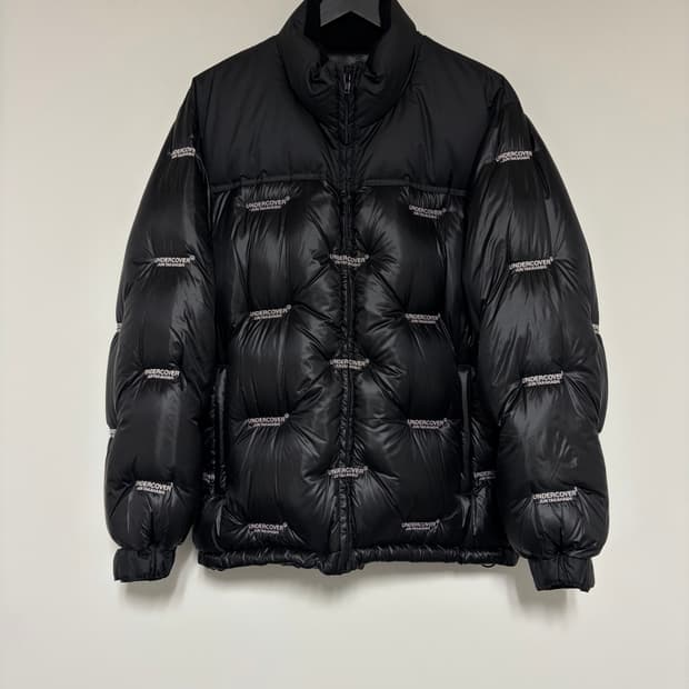 언더커버 로고 자수 다운패딩 사이즈 3
