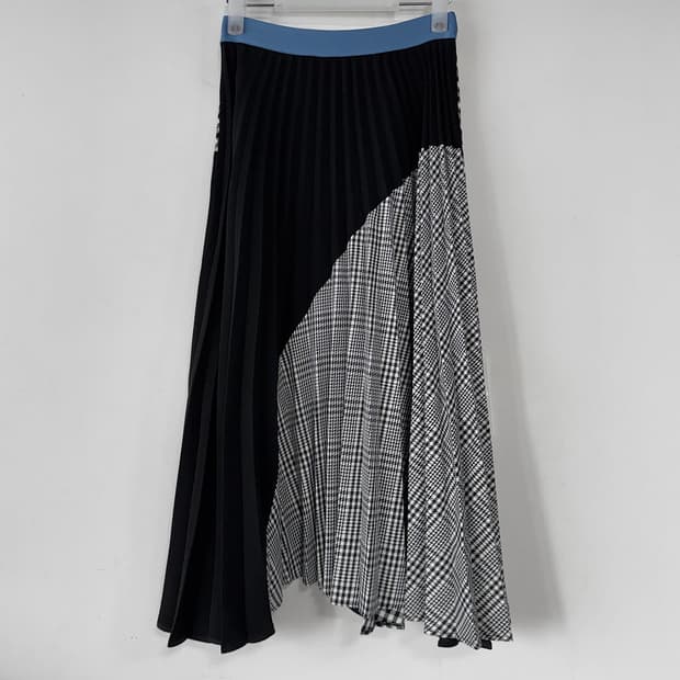 텔라 TELA 패턴 플리츠 롱스커트 [새상품]