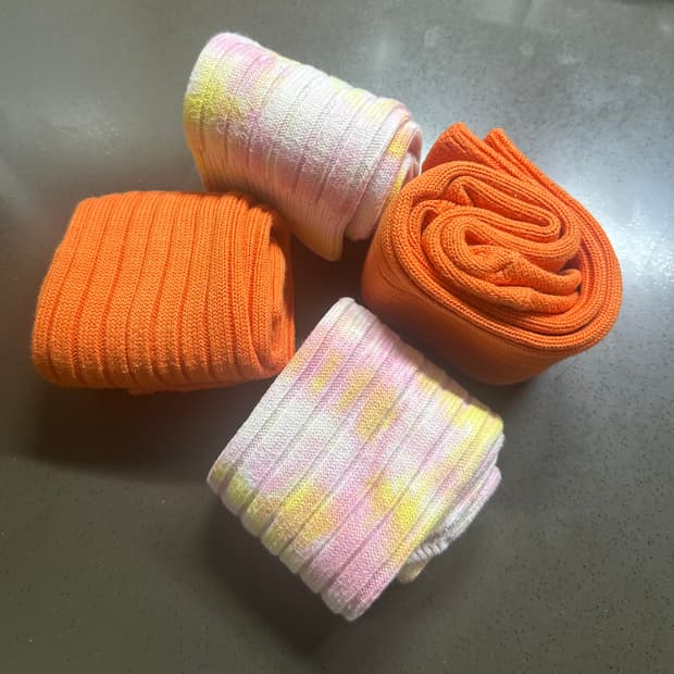 컬러 양말 세트(니시구치 쿠츠시타, 스투시)