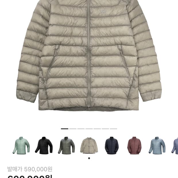 아크테릭스 세륨 자켓 룬