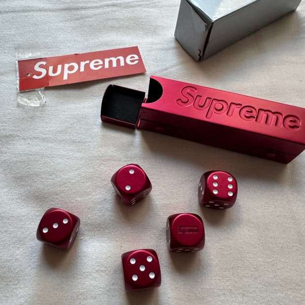 슈프림 21SS 알루미늄 다이스 세트 주사위 Supreme Aluminu