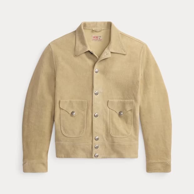 RRL 더블알엘 러프아웃 스웨이드 자켓 빈티지 아이보리 M 신품