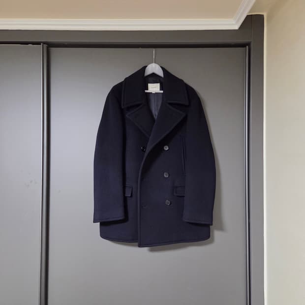 [S] 셔터 파인마스터 피코트 네이비 / 하프코트