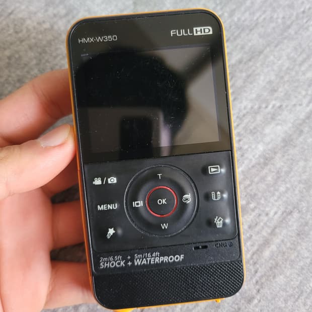 삼성 HMX-W350 색상 캠코더