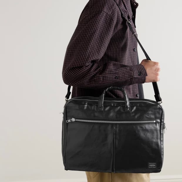 요시다포터 투웨이 코티드 브리프케이스/ 포터 코팅 캔버스 브리프케이스