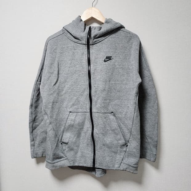 [85] 나이키 TECH FLEECE 회색 후드집업