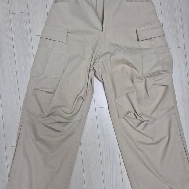 [2] 논노드 사이드 지퍼 카고팬츠 베이지