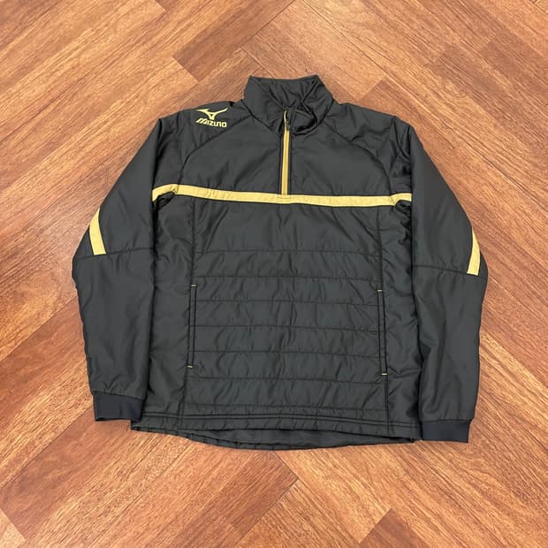 미즈노 반집업 패딩 웜업