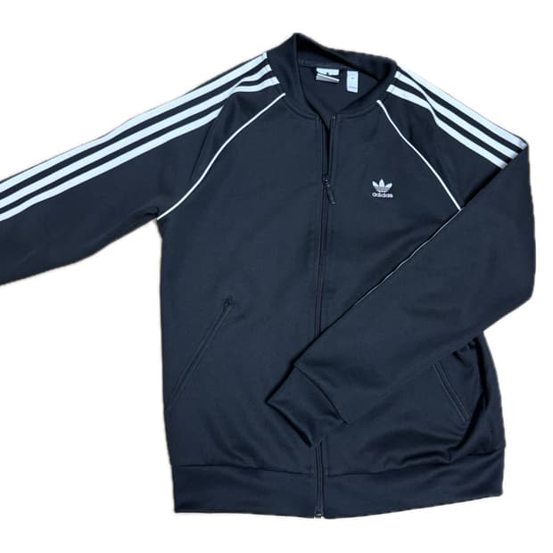 아디다스 오리지널 삼선 트랙 자켓 블랙 M