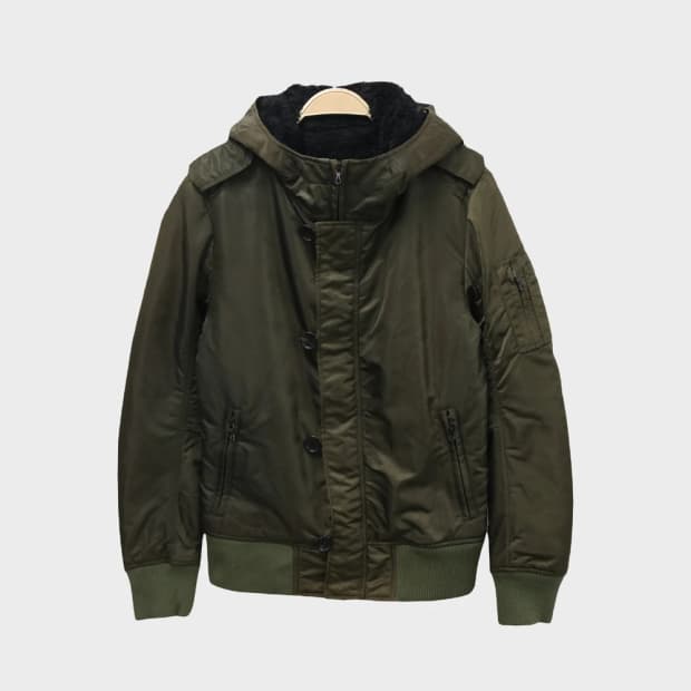 SHELLAC 밀리터리 모티브 블루종 61835